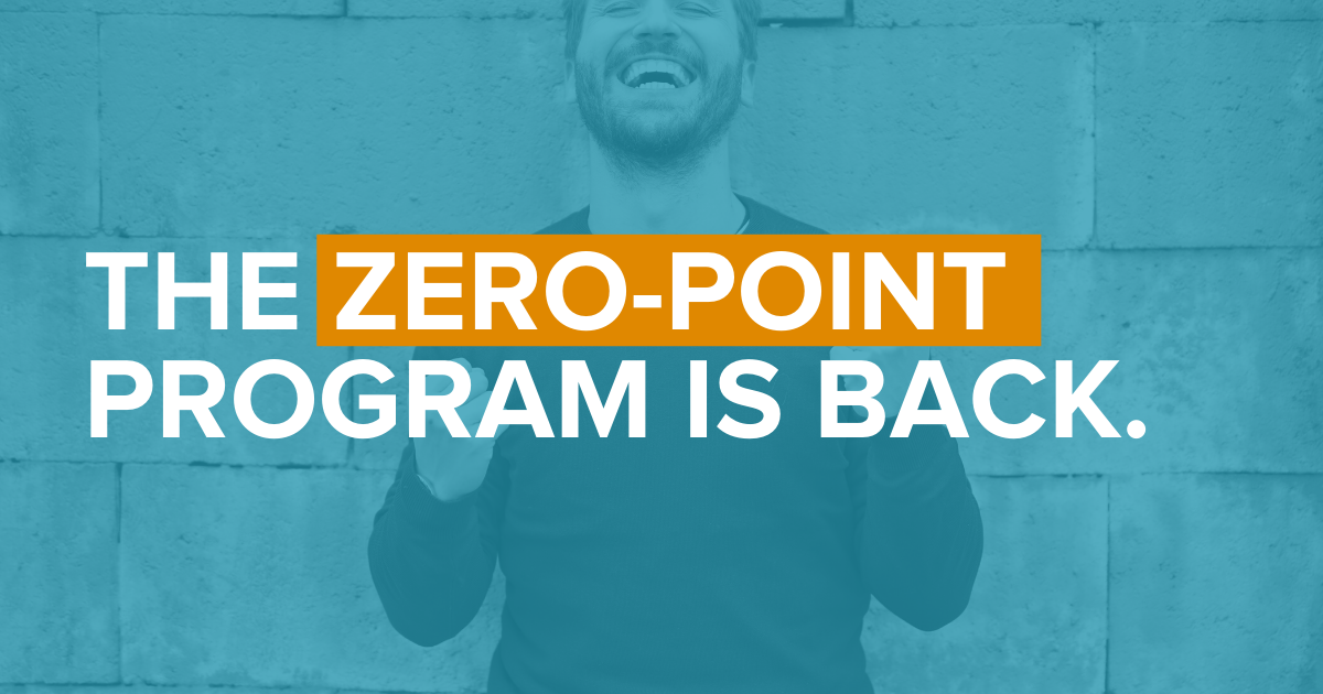 The Zero Point Hard Money Loan Program Is Back