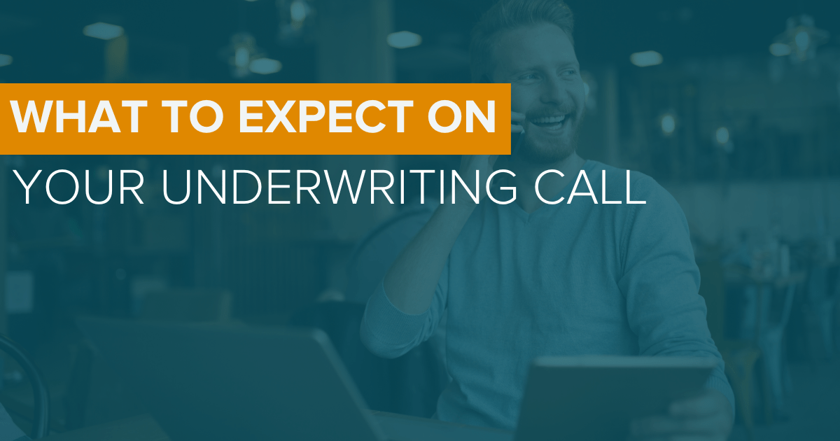 Underwriting call for real estate loan