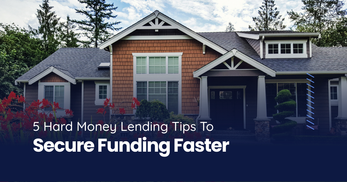 Modern residential home with brown shingle siding and gray accents representing hard money lending for real estate investments