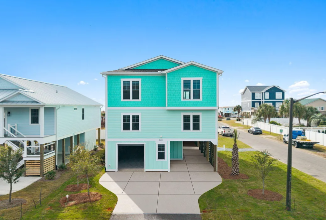Beachfront New Construction in Oak Island, NC