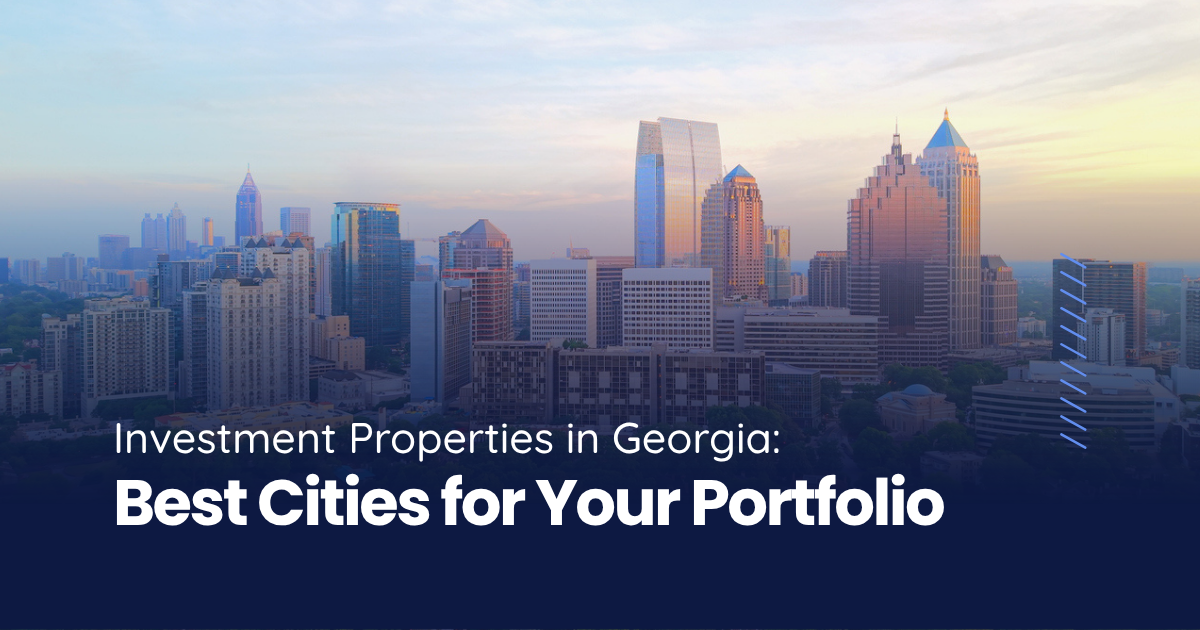 Atlanta cityscape at dusk showcasing the urban growth driving demand for investment properties in Georgia.